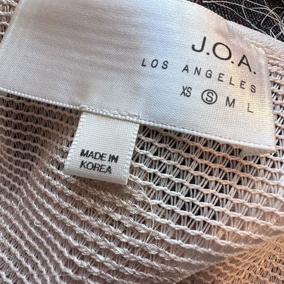 J.O.A Los Angeles Women's Eyelash Fringe Pullover Tunic Top Cream Size Small - Picture 8 of 11